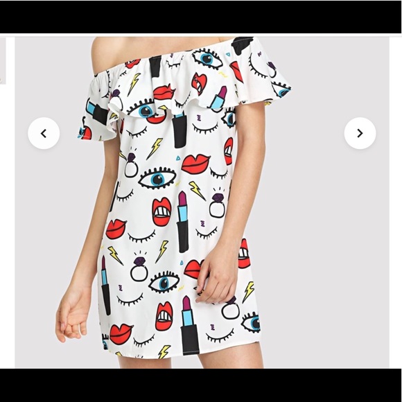 BNWOT Graffiti Dress - Picture 5 of 7